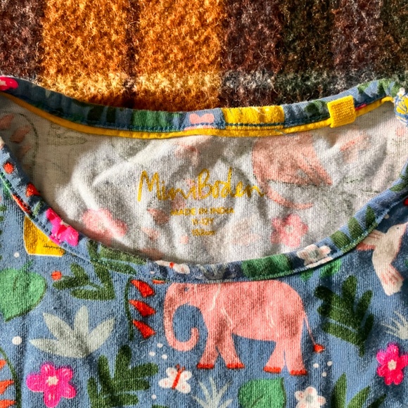 Mini Boden Girls Colourful Pocket Summer Tunic Dress Indian Garden (size 11-12) - Picture 6 of 8